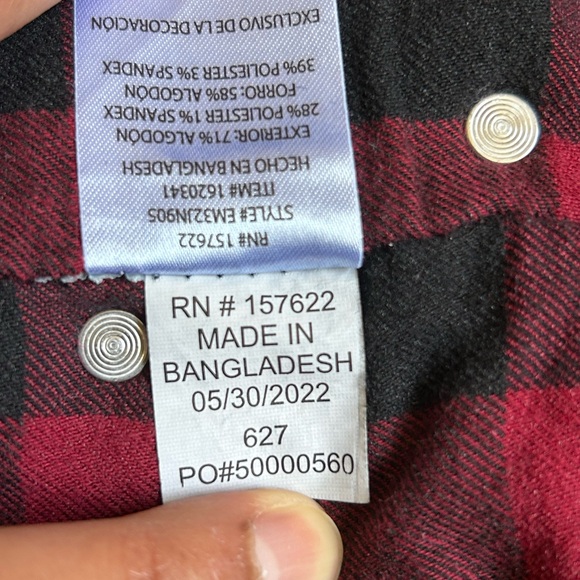 Eddie Bauer Flannel Lined Dark Wash Straight Denim Mens Blue Jeans 32x30 - Picture 12 of 14